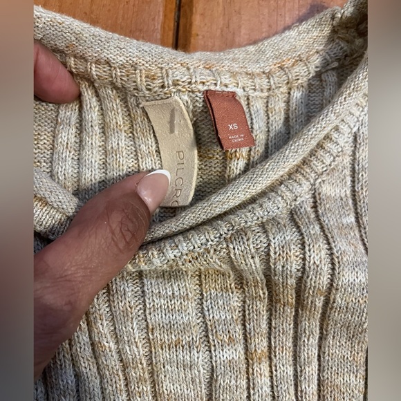 Anthropologie Pilcro Knit High Neck Tank Ribbed Sweater Size XS - Picture 4 of 6